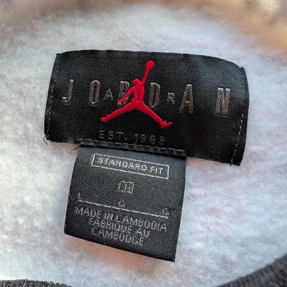 NIKE AIR Jordan Holiday Christmas Sweater Size Large - Picture 2 of 4